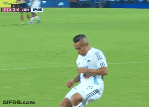 Soccer Player Number 23 Hugging Another Player GIF