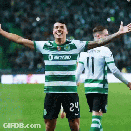 Soccer Player Number 24 Celebrates GIF