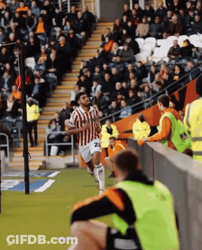 Soccer Player Number 24 Running GIF