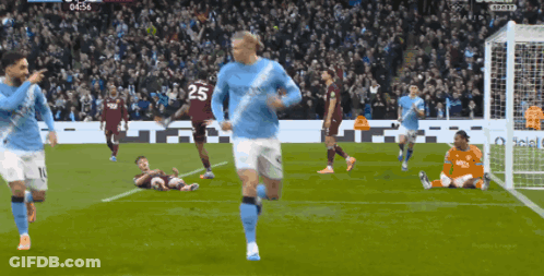 Soccer Player Number 25 Running GIF