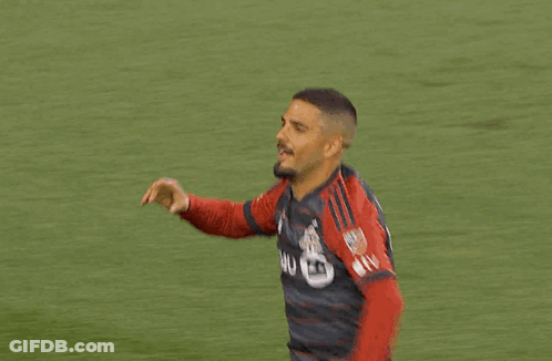 Soccer Player Number 28 Celebrating With Teammate GIF