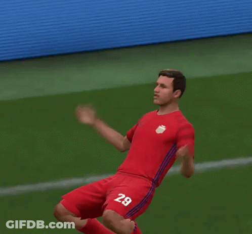 Soccer Player Number 29 Kneeling On Field GIF
