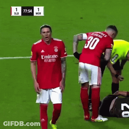 Soccer Player Number 30 On Field GIF