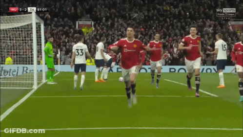 Soccer Player Number 33 Running GIF