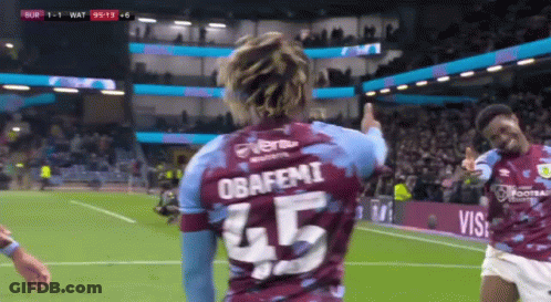 Soccer Player Number 35 Giving High Five GIF
