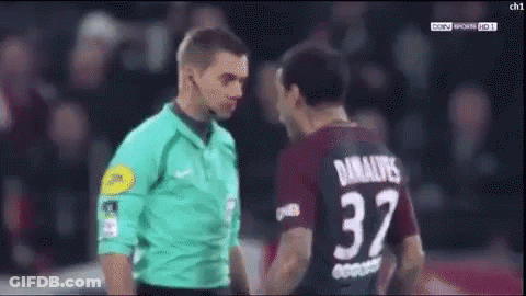 Soccer Player Number 37 Talking To Referee GIF