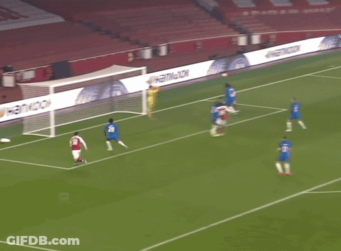 Soccer Player Number 5 Kicking Ball GIF