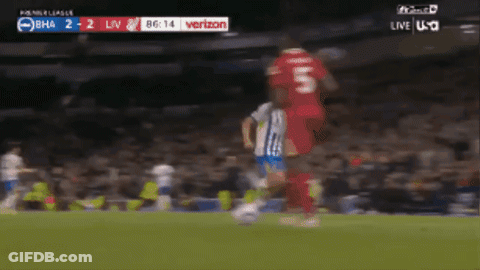 Soccer Player Number 5 Kicking Ball GIF