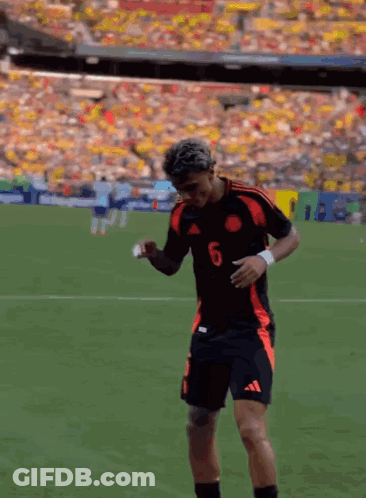 Soccer Player Number 6 Dancing GIF