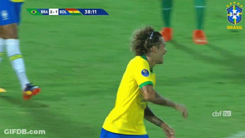 Soccer Player Number 6 Hugging Another Player GIF
