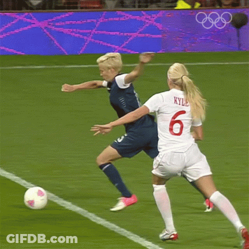 Soccer Player Number 6 Kicking Ball GIF