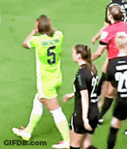 Soccer Player Number 6 Walking GIF