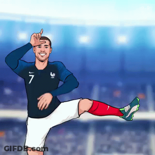 Soccer Player Number 7 GIF
