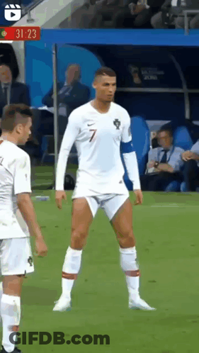 Soccer Player Number 7 GIF