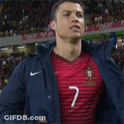 Soccer Player Number 7 Jersey In Front Of Crowd GIF
