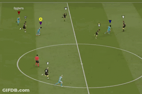 Soccer Player Number 7 Kicking Ball GIF