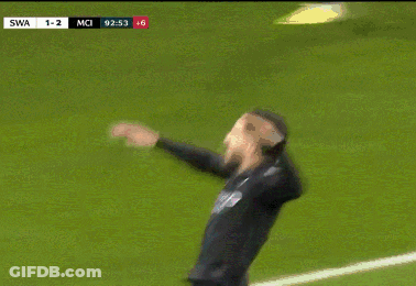 Soccer Player Number 7 Laying On Field GIF