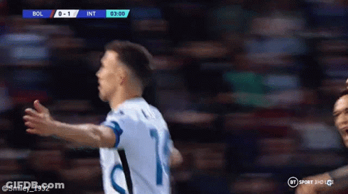 Soccer Player Number 7 On Back GIF
