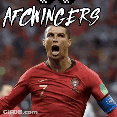 Soccer Player Number 7 Screaming GIF