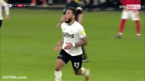 Soccer Player Number 73 Running GIF