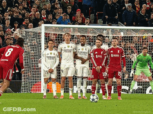 Soccer Player Number 8 About To Kick Ball GIF