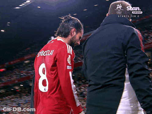 Soccer Player Number 8 GIF