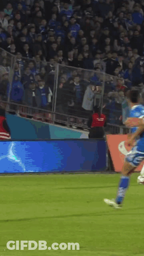 Soccer Player Number 8 Kicking Ball GIF