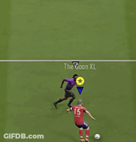 Soccer Player Number 8 Kicking Ball GIF