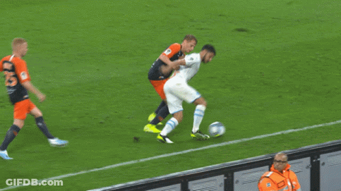 Soccer Player Number 8 Kicking Ball GIF