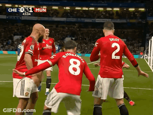 Soccer Player Number 8 Surrounded GIF