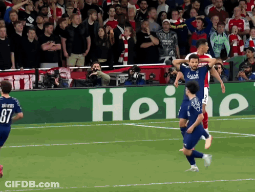 Soccer Player Number 87 Running GIF