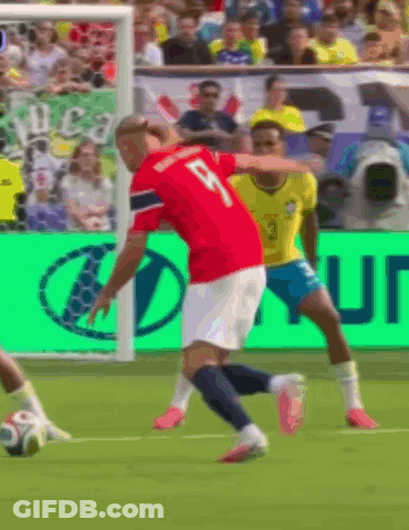 Soccer Player Number 9 GIF