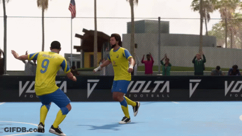 Soccer Player Number 9 GIF