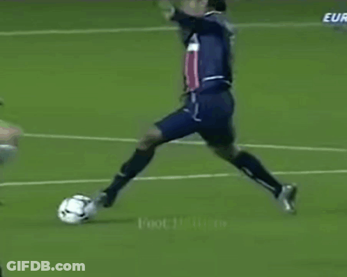 Soccer Player Number 9 Being Tackled GIF