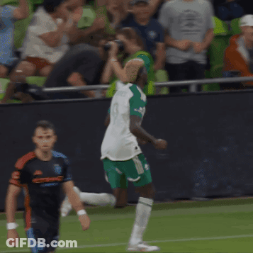 Soccer Player Number 9 GIF