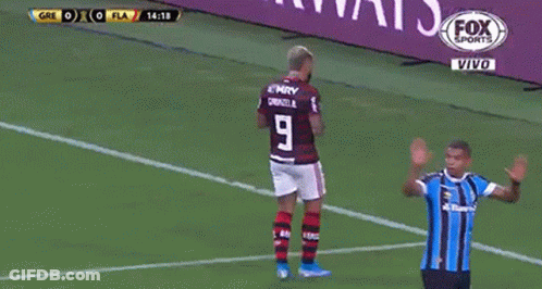 Soccer Player Number 9 GIF