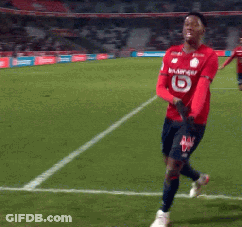 Soccer Player Number 9 On Field GIF