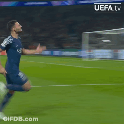 Soccer Player Number 9 GIF