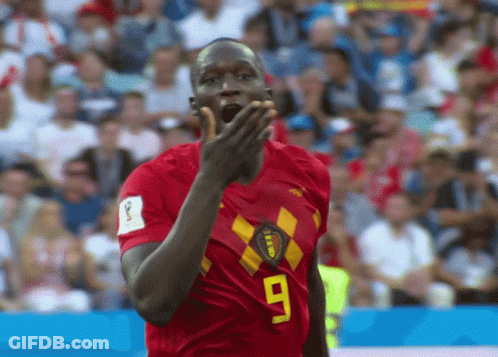 Soccer Player Number 9 GIF