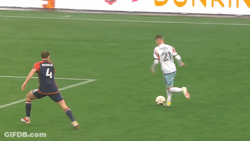 Soccer Player Number 9 GIF