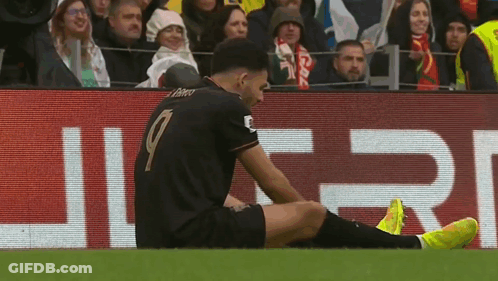 Soccer Player Number 9 GIF