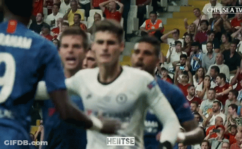 Soccer Player Number 9 Surrounded By Players GIF