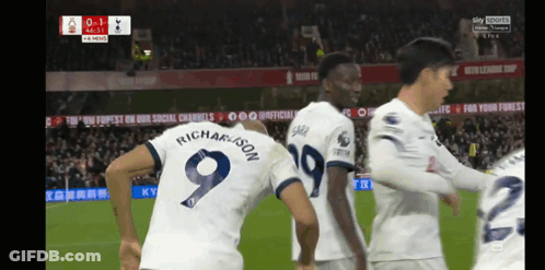 Soccer Player Number 9 GIF