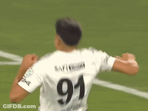 Soccer Player Number 91 Kneeling On Field GIF