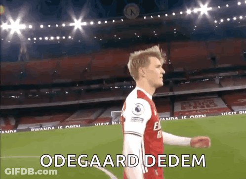 Soccer Player Odegaard Dedem GIF