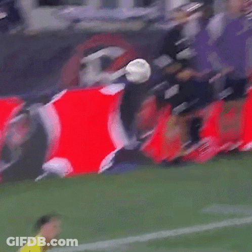 Soccer Player On Field In Heineken Shirt GIF