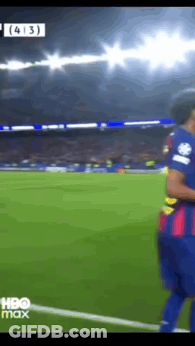 Soccer Player On Field Number 413 GIF