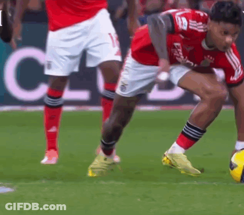 Soccer Player Ready To Kick Ball GIF