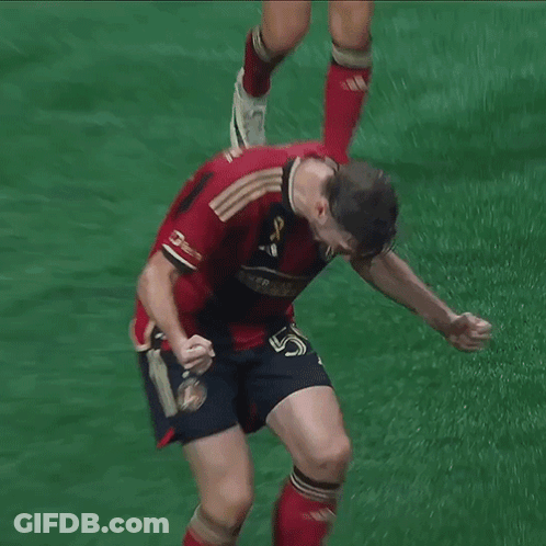 Soccer Player Red Black Jersey American Family Insurance GIF