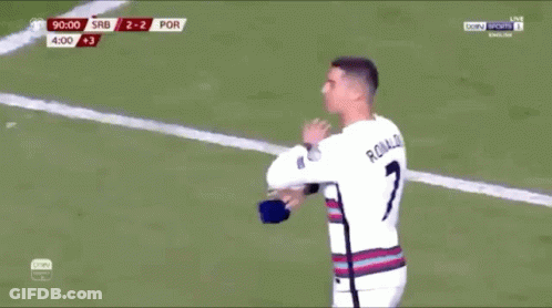 Soccer Player Ronaldo Number 7 GIF